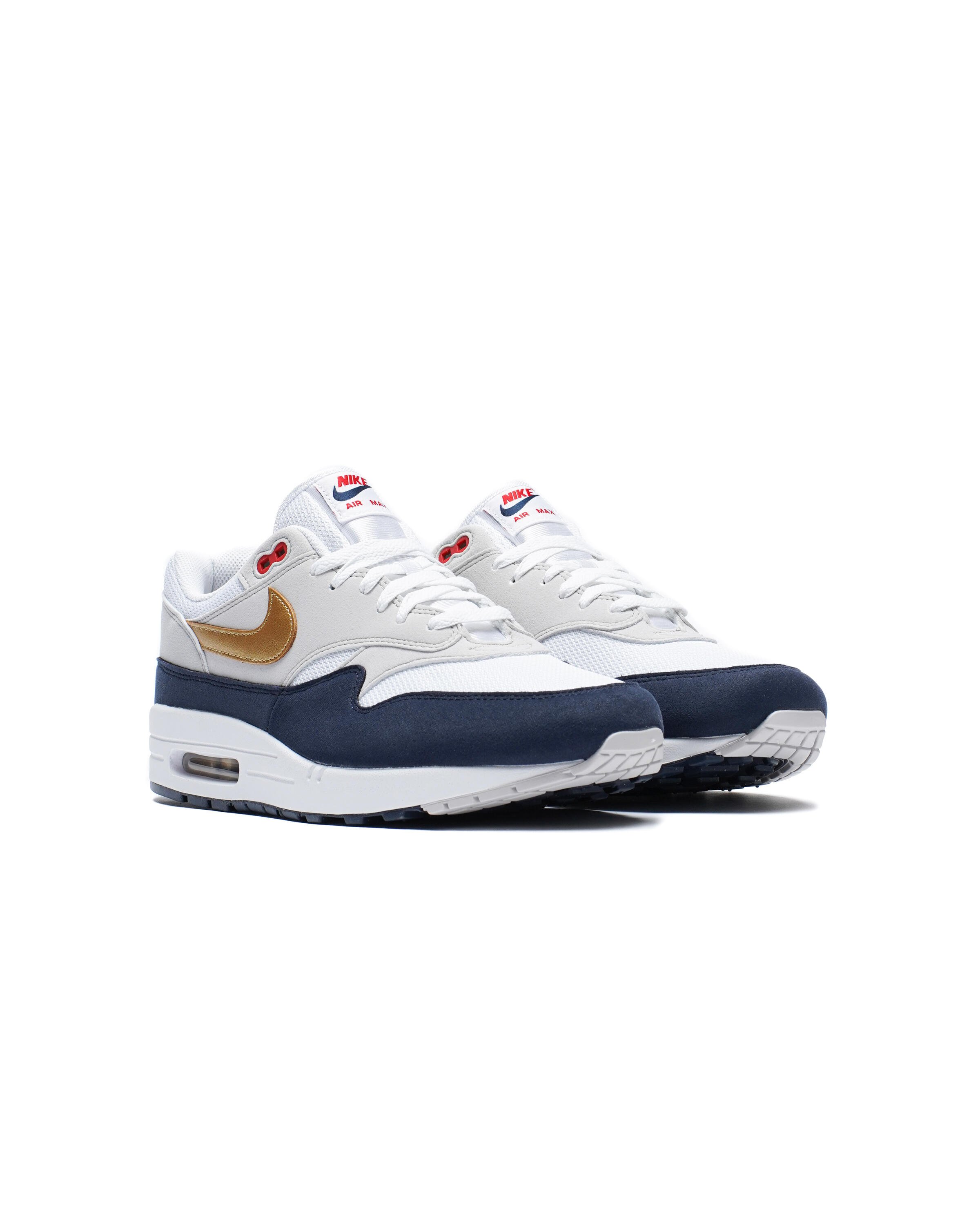 Nike air max 1 white junior best sale